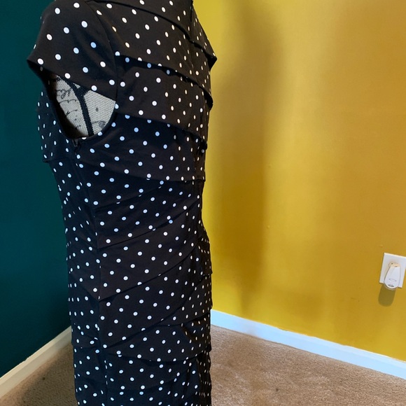 Black and White Polka Dot Dress - Picture 2 of 7